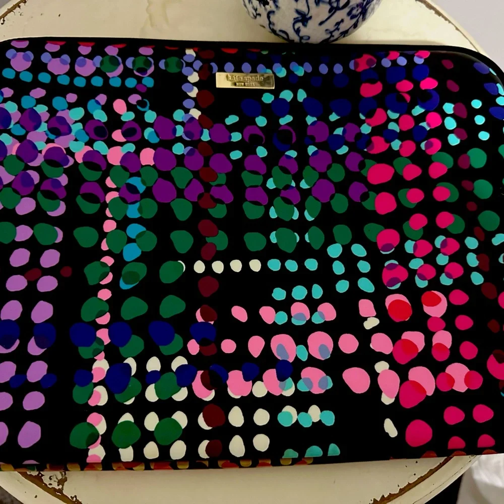 Kate Spade Dotty Plaid 13” Pre-Owned Laptop Sleev